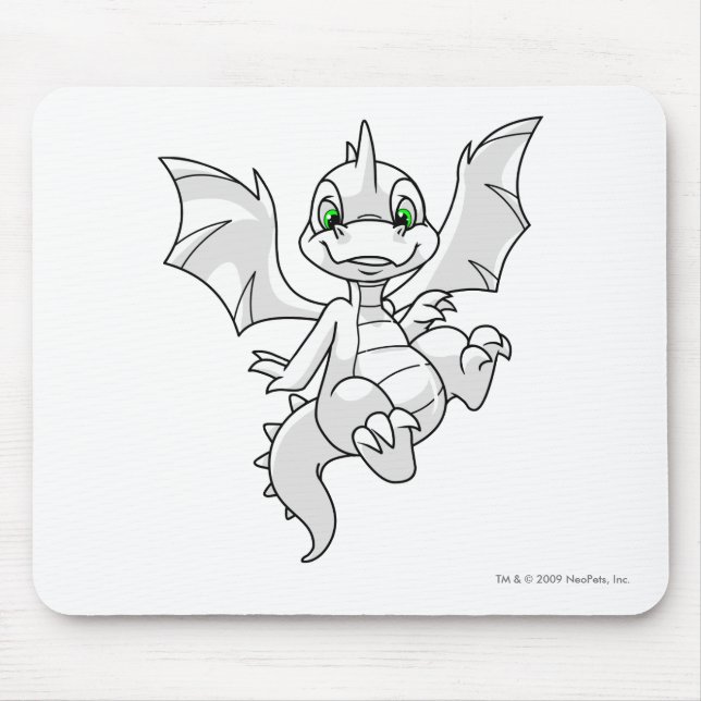 Tapis De Souris Blanc de Scorchio (Devant)