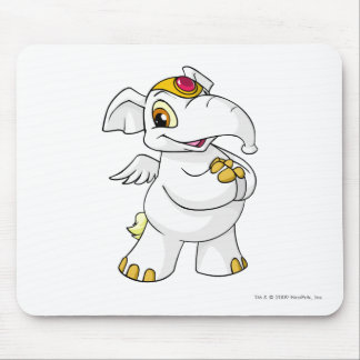 Tapis De Souris Blanc d'Elephante