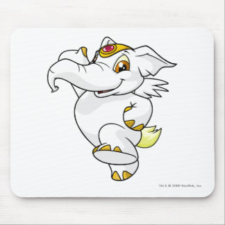 Tapis De Souris Blanc d'Elephante