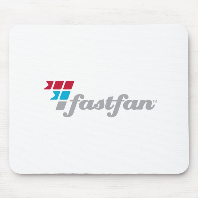 Tapis De Souris blanc Mousepad de fastfan™ (Devant)