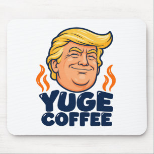 Tapis de souris blanc souris souriante YUGE Coffee
