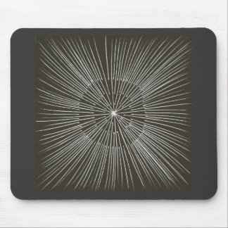 Tapis De Souris Blancs de pulsation sur les mousepads noirs