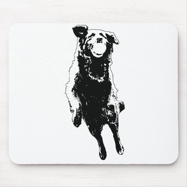 Tapis De Souris Blancs ouverts, pose vive (Devant)