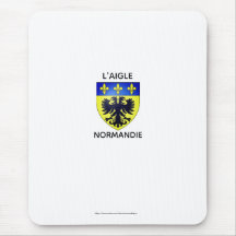 Tapis de souris - blason de L'Aigle - Normandie