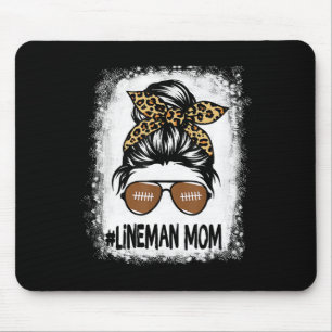 Tapis De Souris Bleached Lineman Maman Life Leopard Messy Bun Foot