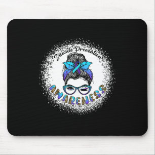 Tapis De Souris Bleached Suicide Prevention Sensibilisation Bun Gi