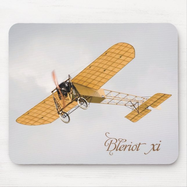 Tapis De Souris Bleriot 1909 XI Mousepad (Devant)