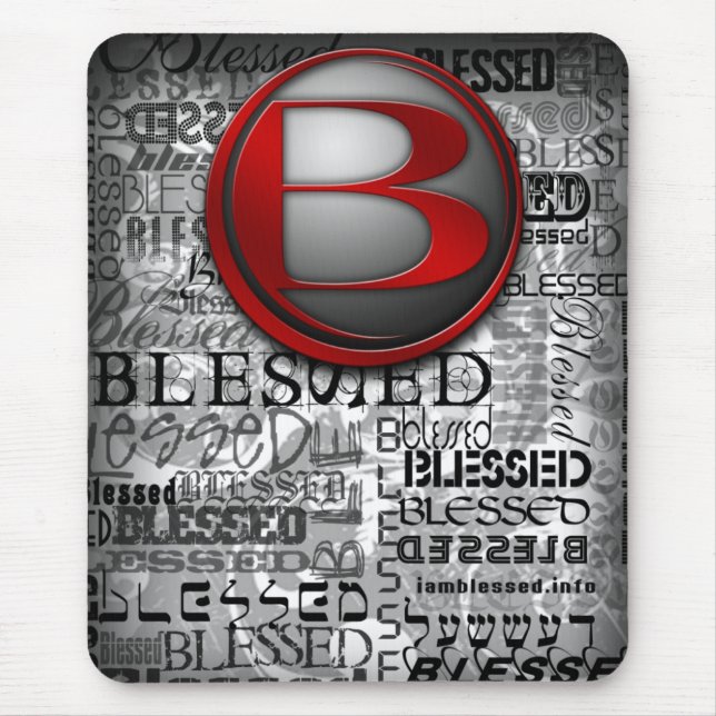 Tapis De Souris Blessed_mousepad_multi (Devant)