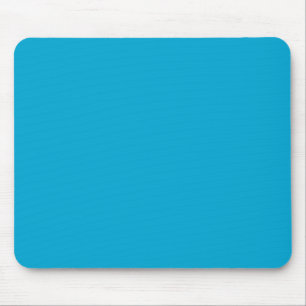 Tapis De Souris Bleu bébé, couleur solide minimaliste
