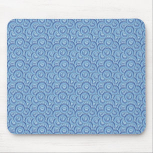Tapis De Souris Bleu beignets