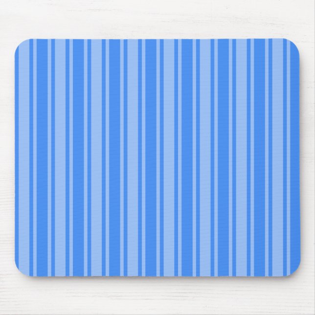 Tapis De Souris Bleu bonbons rayures (Devant)