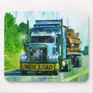 Tapis De Souris Bleu Camion de transport lourd Conducteurs cadeau