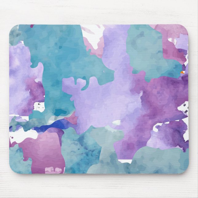 Tapis De Souris Bleu camouflage (Devant)