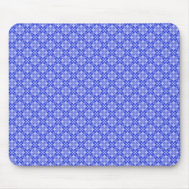Tapis De Souris Bleu Clair Chic Mousepad (Devant)