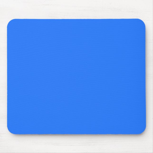 Tapis De Souris Bleu (Crayola) (couleur unie) (Devant)