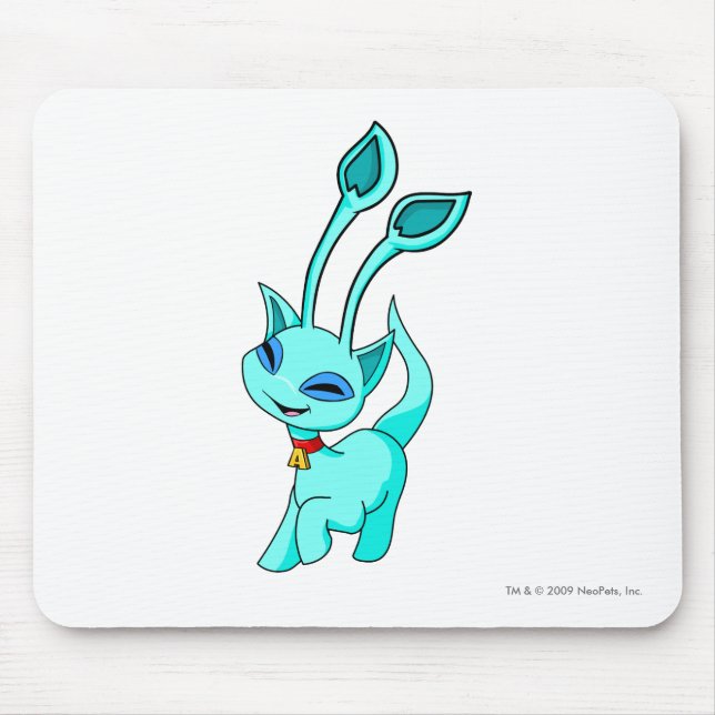 Tapis De Souris Bleu d'Aisha (Devant)