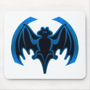 Tapis De Souris Bleu de batte les cadeaux de Zazzle de MUSÉE