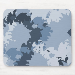 Tapis De Souris Bleu de Camo