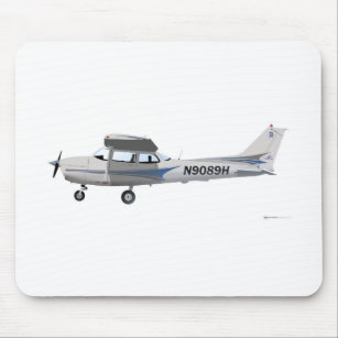 Tapis De Souris Bleu de Cessna 172 Skyhawk