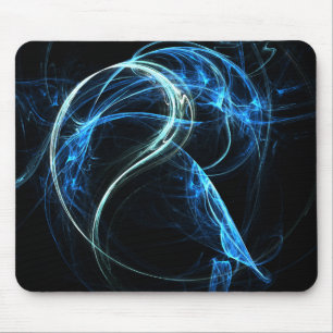 Tapis de souris bleu de Fractical