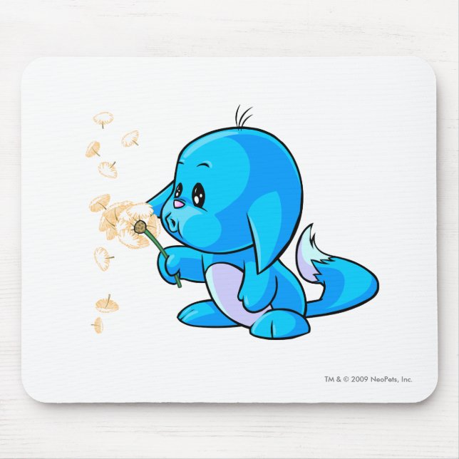 Tapis De Souris Bleu de Kacheek (Devant)