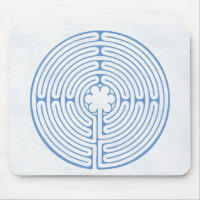Bleu de labyrinthe de Chartres