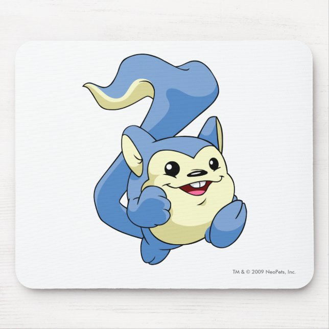 Tapis De Souris Bleu de Meerca (Devant)