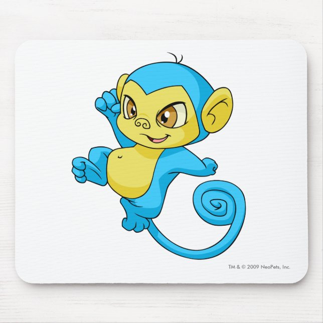 Tapis De Souris Bleu de Mynci (Devant)