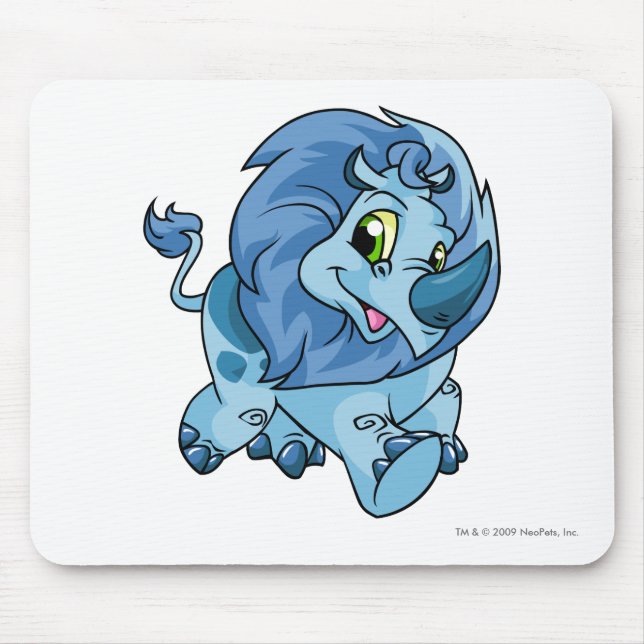 Tapis De Souris Bleu de Tonu (Devant)