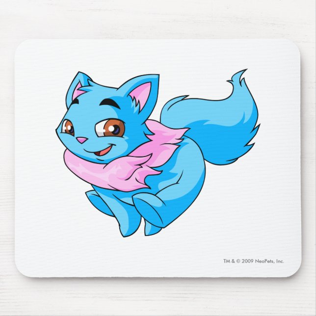 Tapis De Souris Bleu de Wocky (Devant)