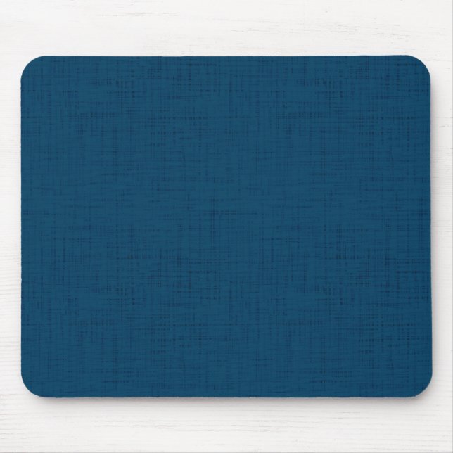 Tapis De Souris Bleu foncé marin texturé (Devant)