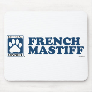 Tapis De Souris Bleu français de mastiff
