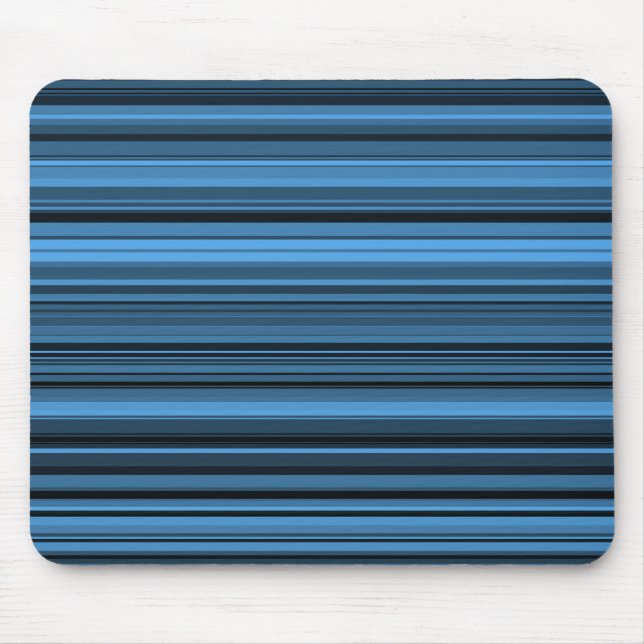 Tapis De Souris Bleu - Grandes noires (Devant)