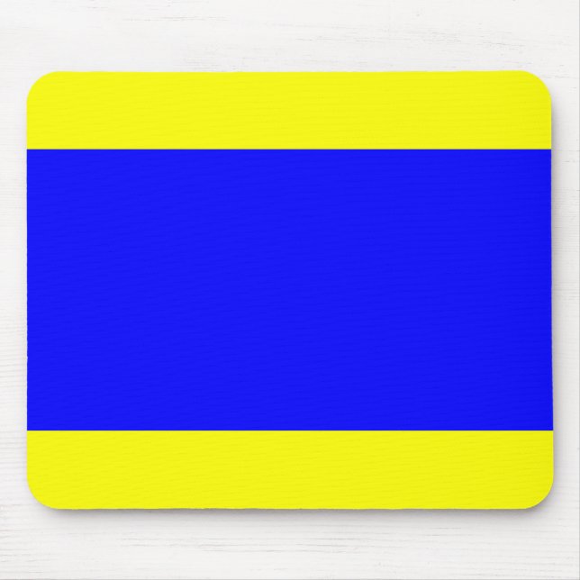 Tapis De Souris Bleu jaune Delta (Devant)