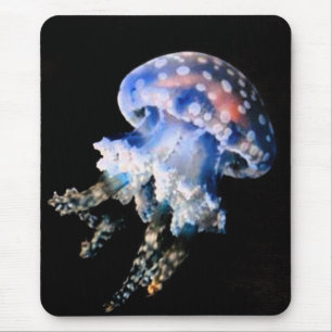 Tapis De Souris Bleu Jellyfish Ordinateur Souris