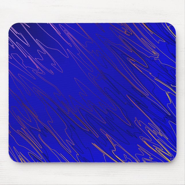 Tapis De Souris Bleu marbré (Devant)