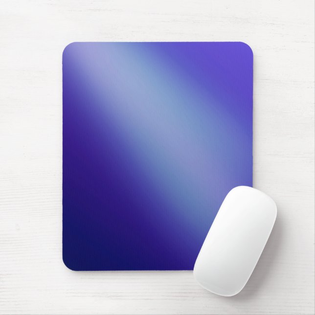 Tapis De Souris bleu marine clair de lune ombre (Avec souris)
