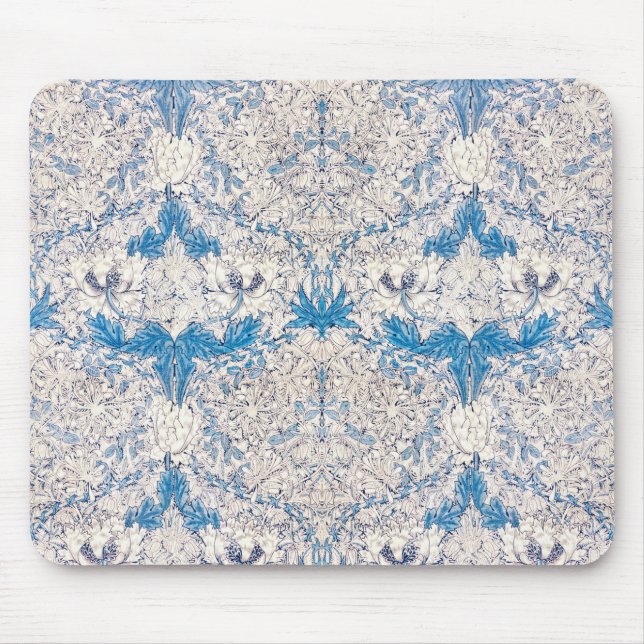 Tapis De Souris Bleu miel (par William Morris) (Devant)