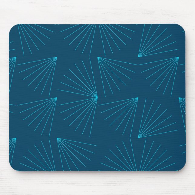 Tapis De Souris Bleu, moderne, simple concept de célébration de la (Devant)