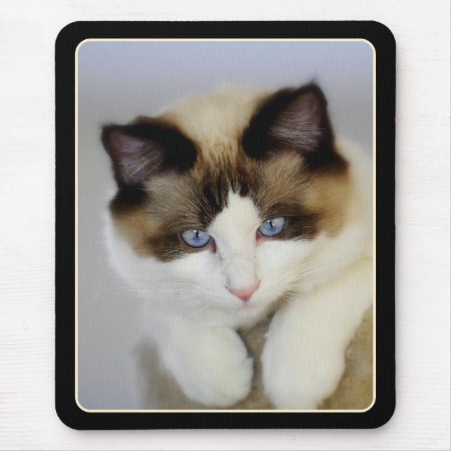 Tapis De Souris Bleu Mousepad de Little Boy (Devant)