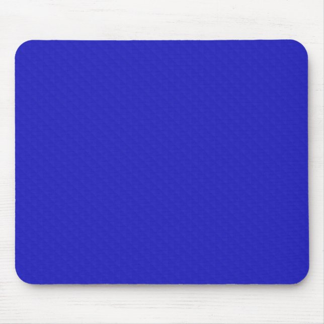 Tapis De Souris Bleu néon vif texturé uni. (Devant)