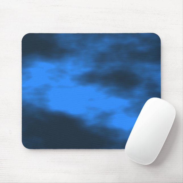 Tapis De Souris Bleu numérique abstrait (Avec souris)