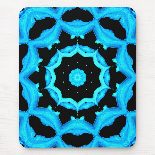 Tapis De Souris Bleu océan (Devant)