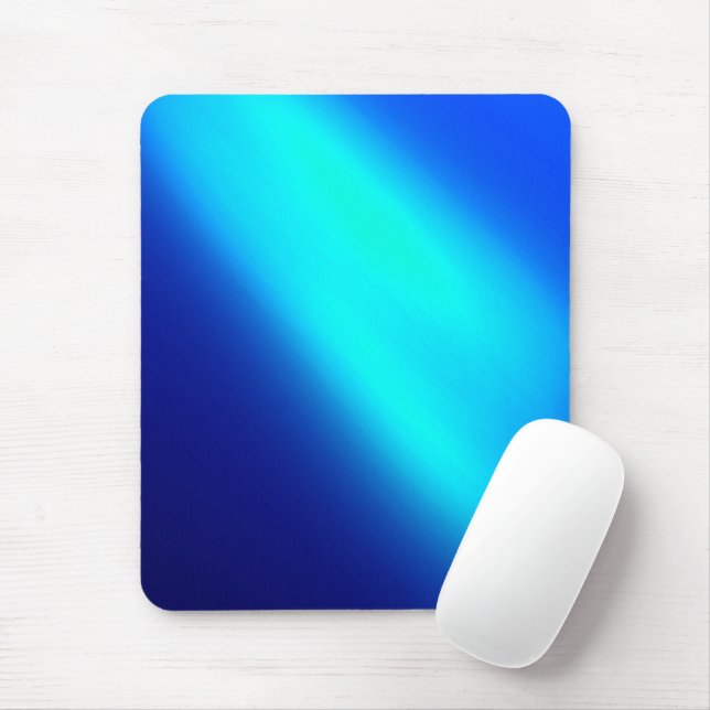 Tapis De Souris Bleu ombre lune Double bande (Avec souris)