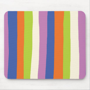 Tapis De Souris Bleu, orange, violet, vert et