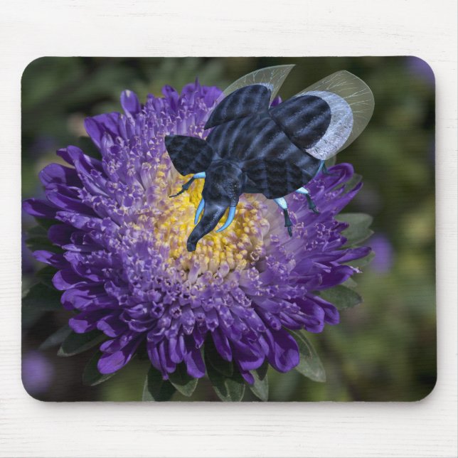 Tapis De Souris Bleu Rare Elephant Bug (Devant)