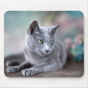 Tapis De Souris Bleu russe