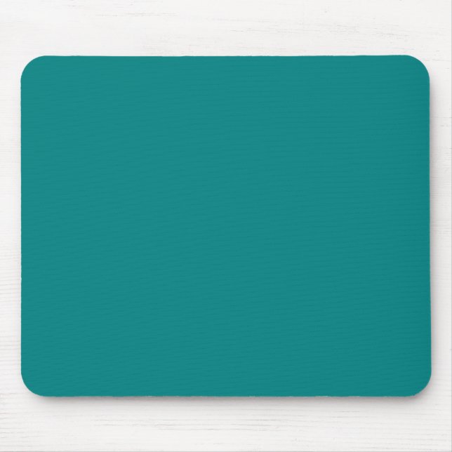 Tapis De Souris Bleu sarcelle uni (Devant)