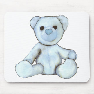 Tapis de souris bleu Teddy