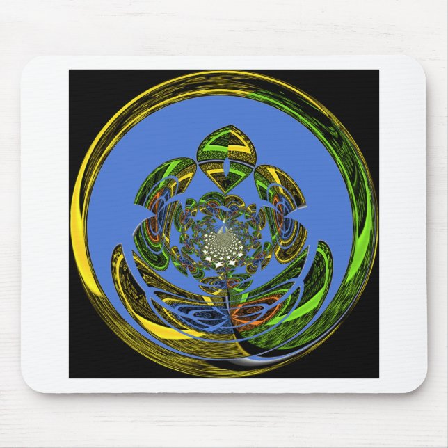 Tapis De Souris Bleu traditionnel (Devant)